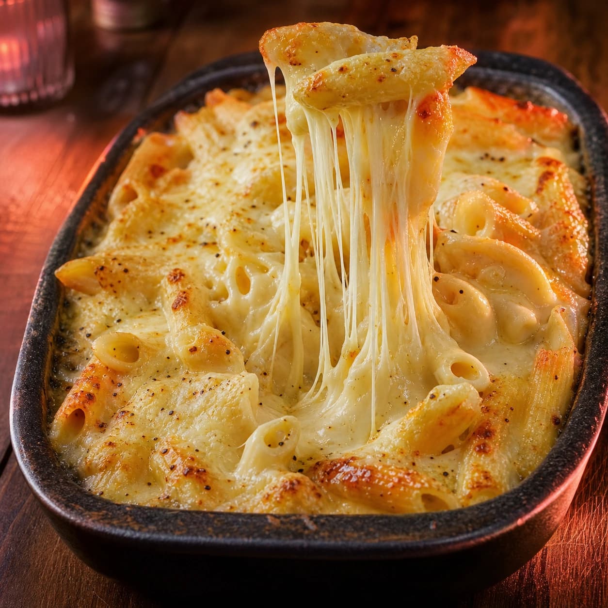 Gooey Core Baked Pasta