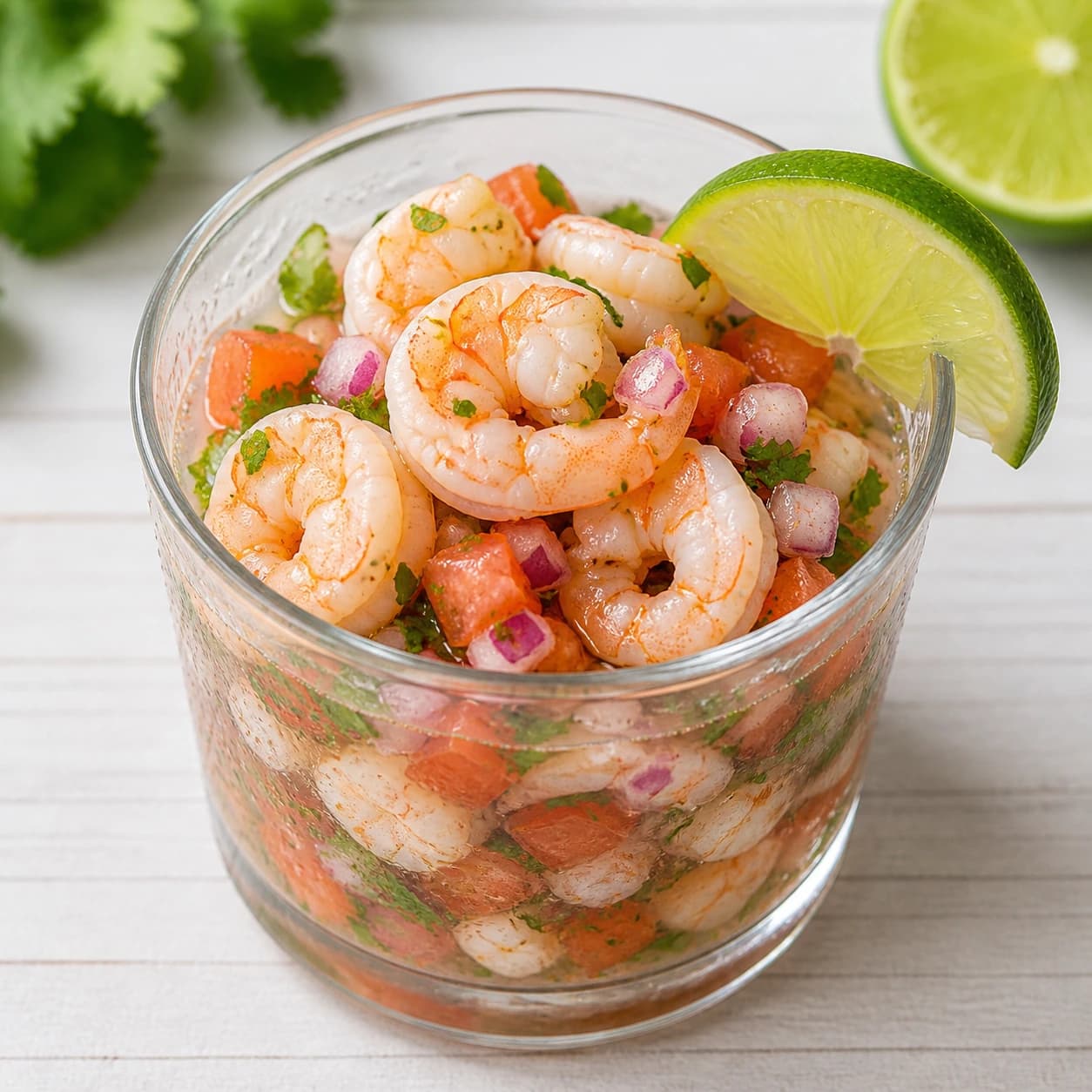 Low Latency Shrimp Ceviche Cup