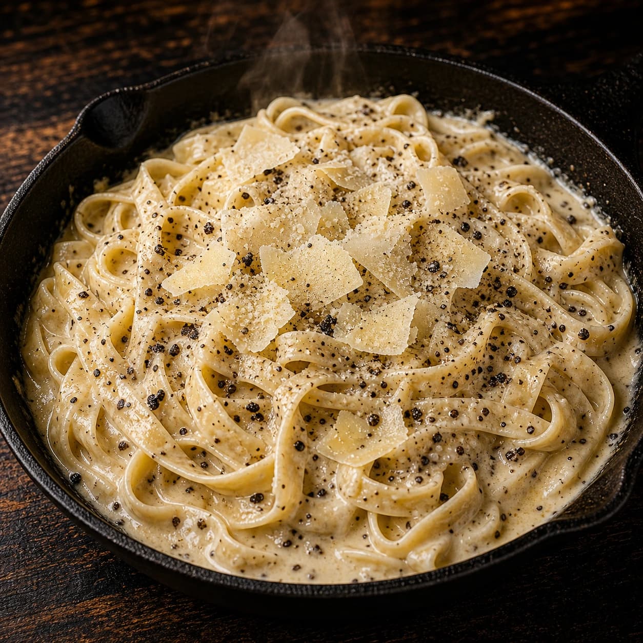 Overnight Truffle Alfredo Skillet