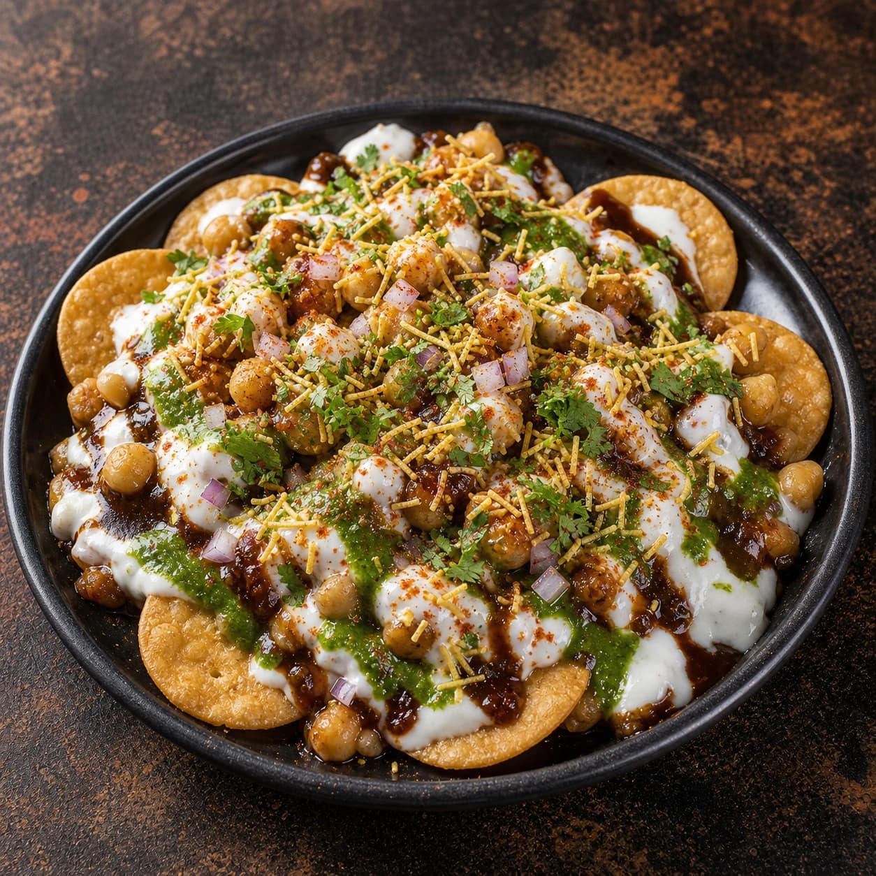 Static Shock Papdi Chaat